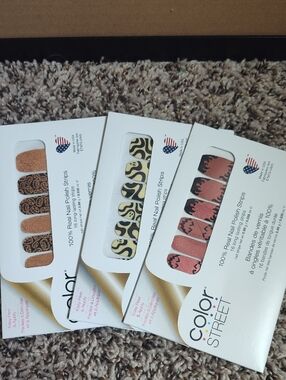 Color Street Nail Strips – 3 Sets Included